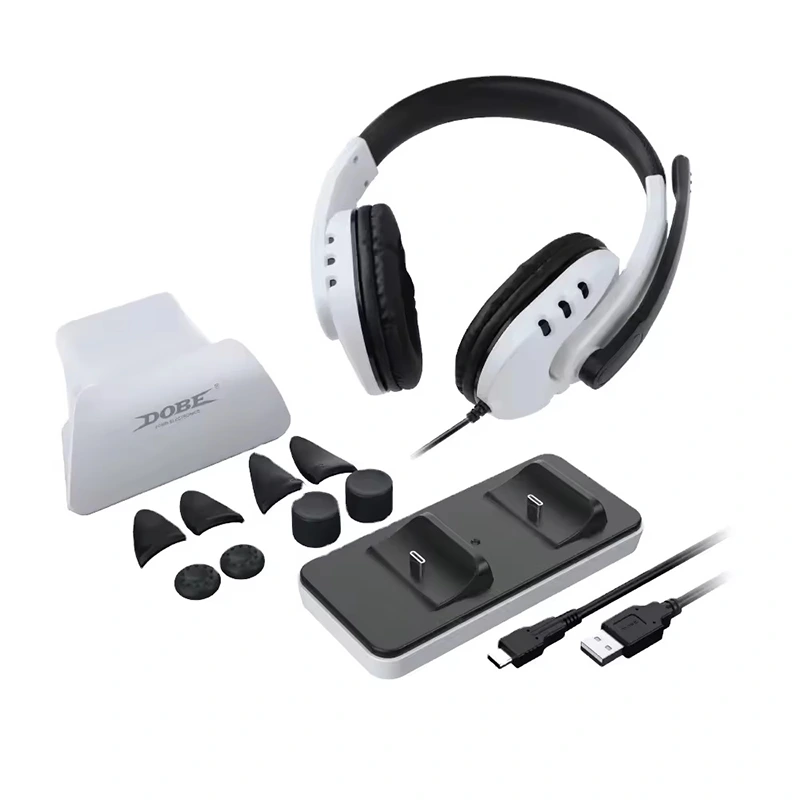 Pengontrol Game 12 in 1 Set Headphone Berkabel Pengisi Daya Kursi