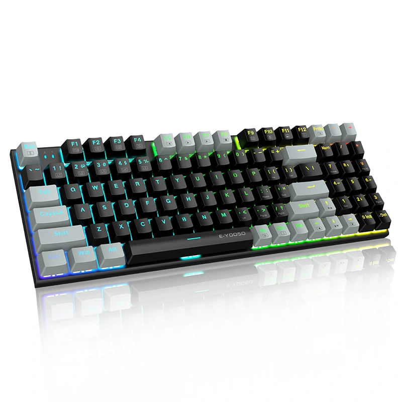 Keyboard Gaming Mekanik RGB 94 Tombol Berkabel